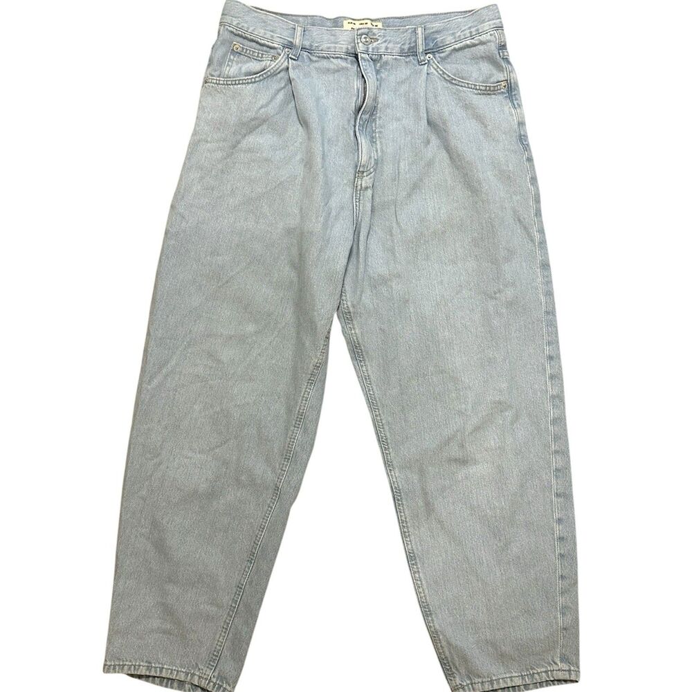 Pull And Bear Balloon Jeans Baggy Y2K Size 32 Vintage Style 90s Retro Skater